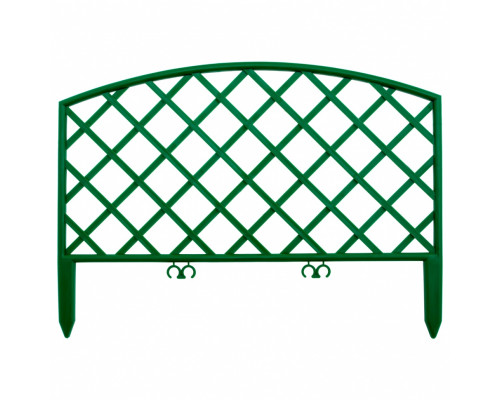Забор декоративный "Сетка", 24 х 320 см, зеленый, Россия, Palisad