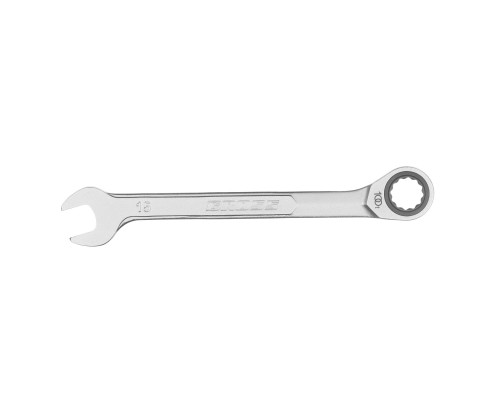 Ключ комбинированный трещоточный, 15 мм, количество зубьев 100 Gross