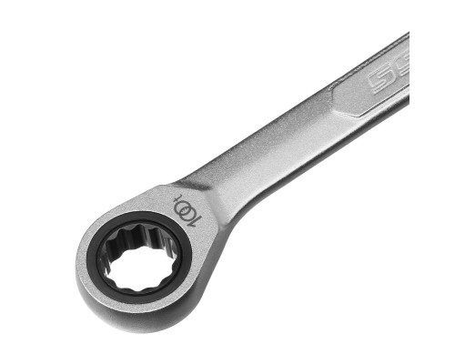 Ключ комбинированный трещоточный, 15 мм, количество зубьев 100 Gross