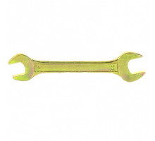 Ключ рожковый, 19 х 22 мм, желтый цинк Сибртех