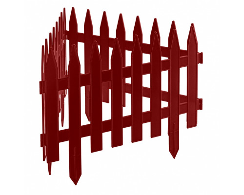 Забор декоративный "Рейка", 28 х 300 см, терракот, Россия, Palisad
