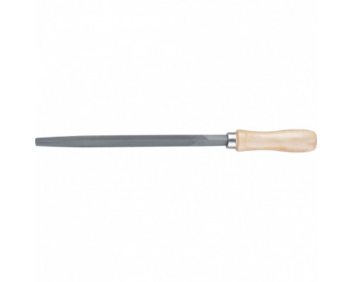 Напильник трехгранный, 150 мм, деревянная ручка Сибртех