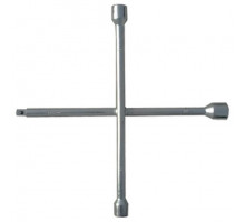 Ключ-крест баллонный, 17 х 19 х 21 мм, под квадрат 1/2, толщина 14 мм Сибртех