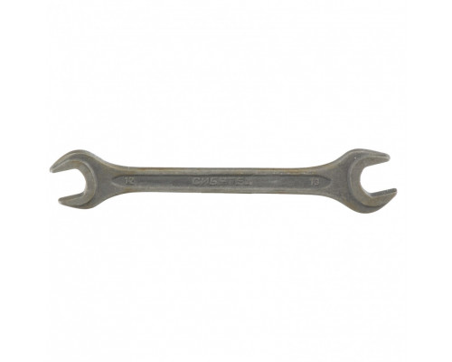 Ключ рожковый, 12 х 13 мм, CrV, фосфатированный, ГОСТ 2839 Сибртех