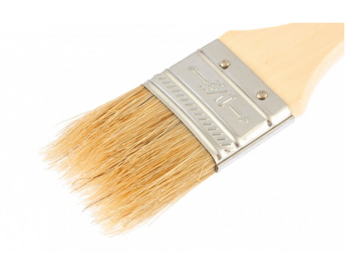Кисть плоская Slimline 1.5" (38 мм), натуральная щетина, деревянная ручка Sparta