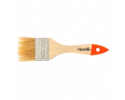 Кисть плоская Slimline 2" (50 мм), натуральная щетина, деревянная ручка Sparta