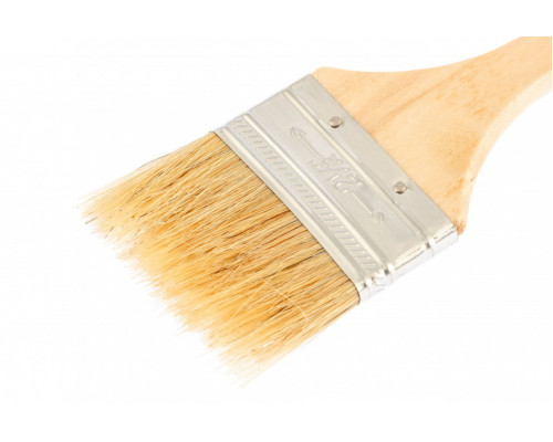 Кисть плоская Slimline 2.5" (63 мм), натуральная щетина, деревянная ручка Sparta