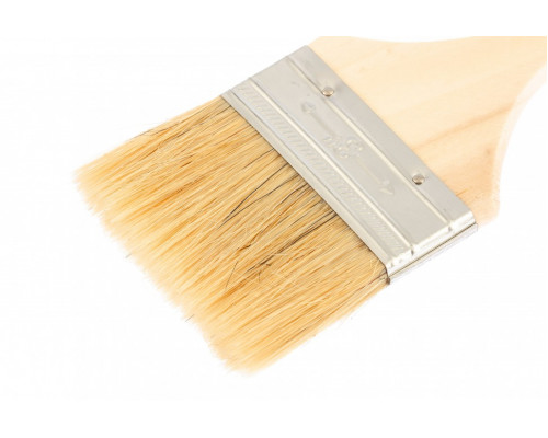 Кисть плоская Slimline 3" (75 мм), натуральная щетина, деревянная ручка Sparta