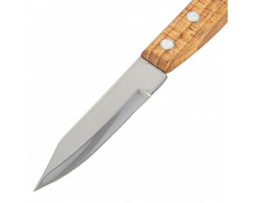 Нож для овощей и фруктов, 170 мм, лезвие 75 мм,  деревянная рукоятка// Hausman