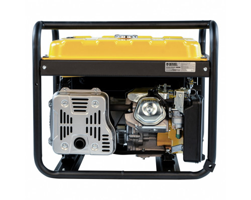Генератор бензиновый PS 70 EA, 7.0 кВт, 230 В, 25 л, коннектор автоматики, электростартер Denzel