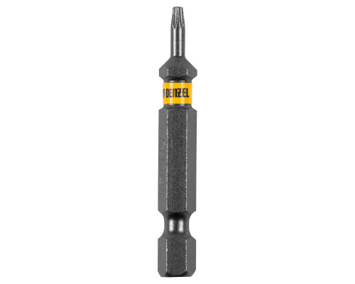 Бита TX 8х50, сталь S2, шестигранный профиль, 10 шт. Е 6,3 Denzel
