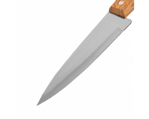 Нож поварской 280 мм, лезвие 150 мм, деревянная рукоятка// Hausman