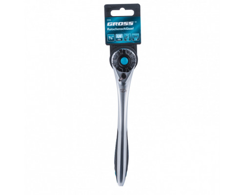 Ключ трещоточный, 120 зубьев, 3/8" Gross