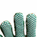 Перчатки садовые х/б ткань с ПВХ точкой, манжет, M Palisad