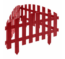 Забор декоративный "Винтаж", 28 х 300 см, терракот, Россия, Palisad