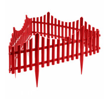 Забор декоративный "Гибкий", 24 х 300 см, коралловый, Россия, Palisad
