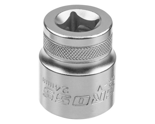 Набор торцевых головок, трещотка 120 зубьев, 36 предметов, 1/2", 3/8”, CrV Gross