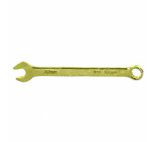 Ключ комбинированный, 10 мм, желтый цинк Сибртех