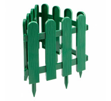 Забор декоративный "Классика", 29 х 224 см, зеленый, Россия, Palisad