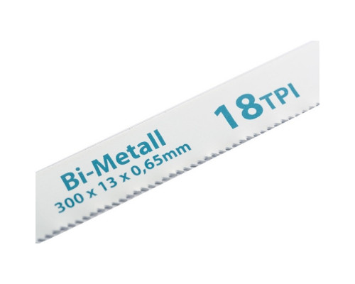 Полотна для ножовки по металлу, 300 мм, 18 TPI, BIM, 2 шт Gross