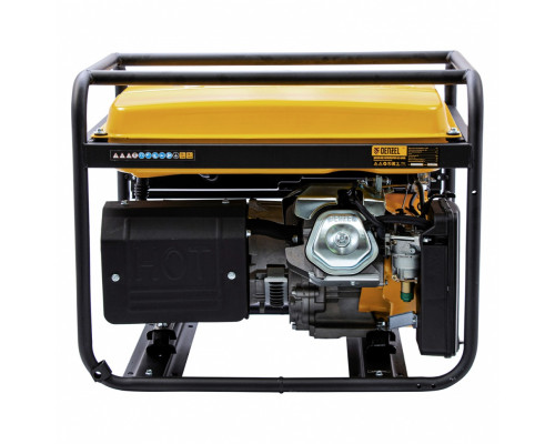 Генератор бензиновый GE 6900, 5.5 кВт, 220 В/50 Гц, 25 л, ручной старт Denzel