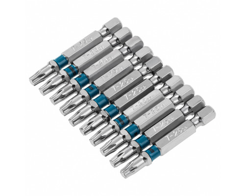 Бита Torx 25 х 50, сталь S2, 10 шт. Gross