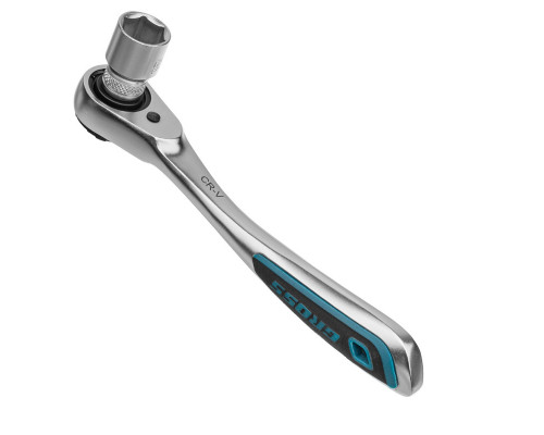 Набор торцевых головок, трещотка 120 зубьев, 12 предметов, 1/4", CrV Gross