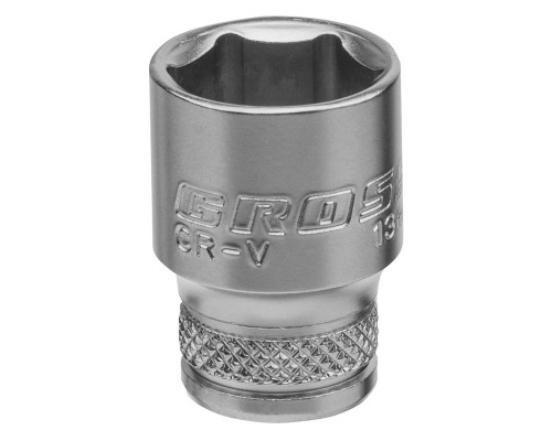 Набор торцевых головок, трещотка 120 зубьев, 12 предметов, 1/4", CrV Gross