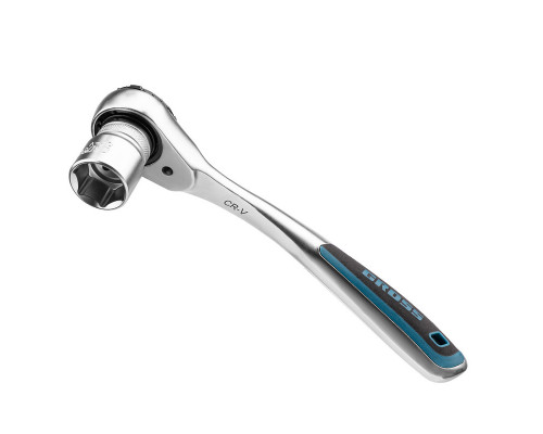 Набор торцевых головок, трещотка 120 зубьев, 36 предметов, 1/2", CrV Gross