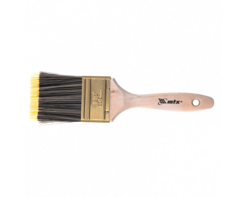 Кисть плоская Golden 2.5", искусственная щетина, деревянная ручка Mtx
