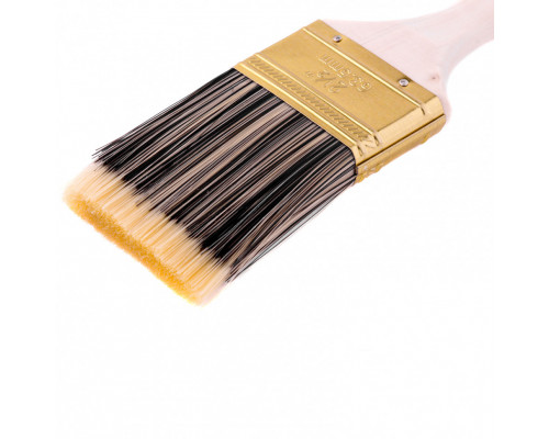 Кисть плоская Golden 2.5", искусственная щетина, деревянная ручка Mtx