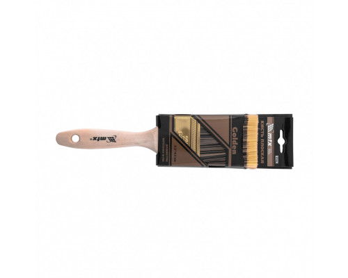 Кисть плоская Golden 2.5", искусственная щетина, деревянная ручка Mtx